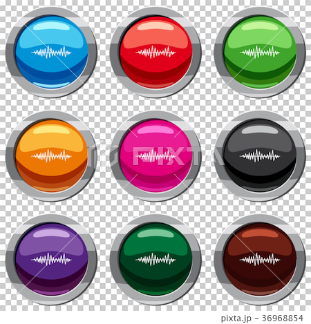 Music sound waves set 9 collection Music sound waves set 9 collection 36968854