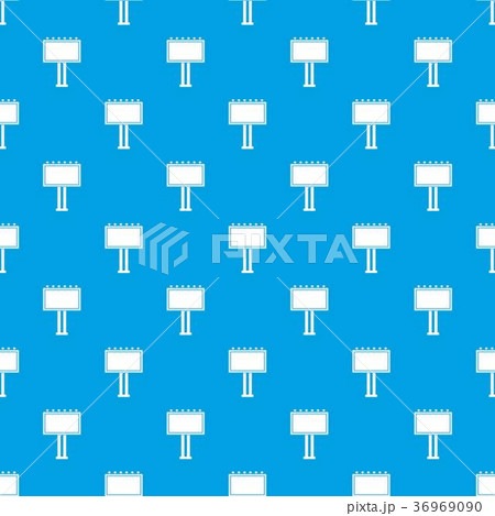 Advertising billboard pattern seamless blue Advertising billboard pattern seamless blue 36969090
