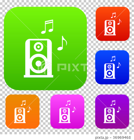 Portable music speacker set collection Portable music speacker set collection 36969468