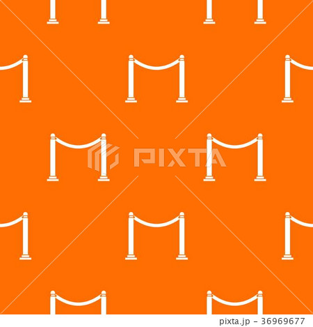 Decorative poles with tape pattern seamless 36969677