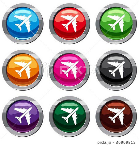 Passenger airliner set 9 collection Passenger airliner set 9 collection 36969815