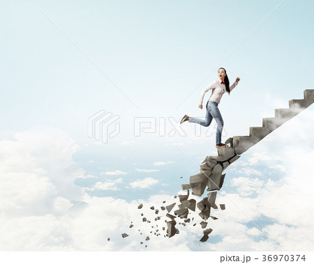 Up the ladder overcoming challenges 36970374