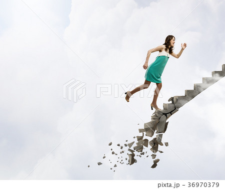 Up the ladder overcoming challenges 36970379