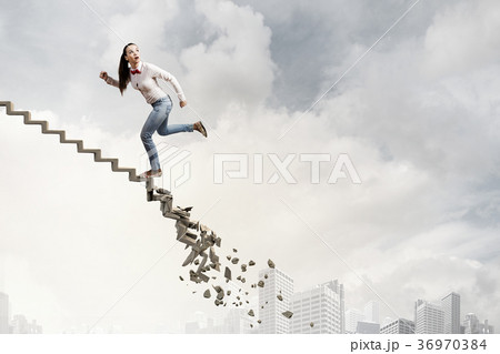 Up the ladder overcoming challenges 36970384