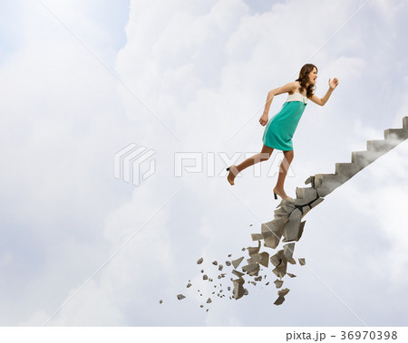Up the ladder overcoming challenges 36970398