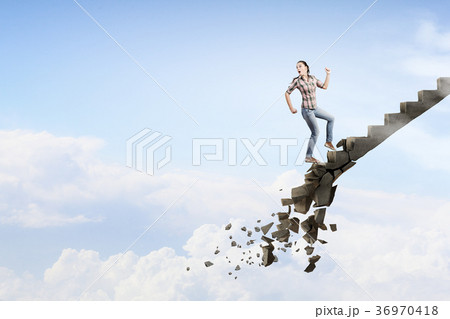 Up the ladder overcoming challenges 36970418