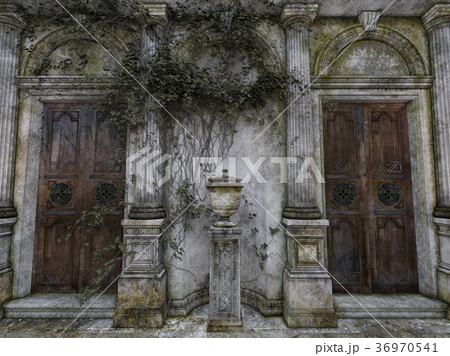 洋館のイラスト素材