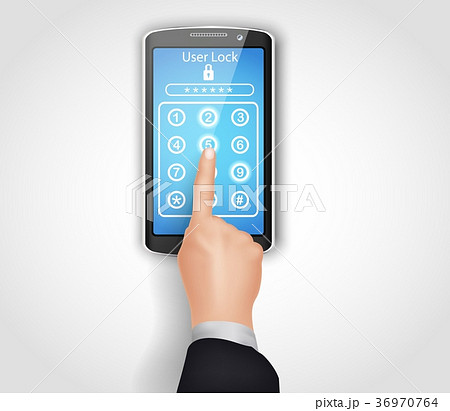 Phone click pattern button 36970764