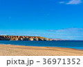 Picturesque beach landscape with cliffs 36971352