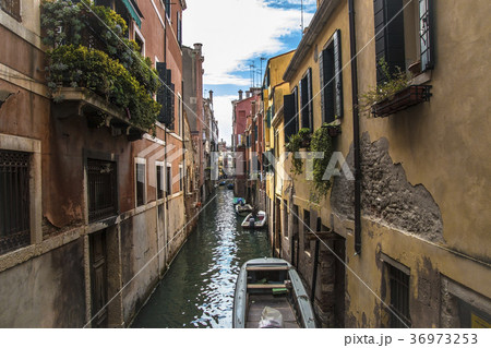 Beautiful architecture of streets and canals of 36973253