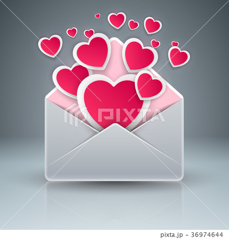 Envelop , heart, love, gift icon. Envelop , heart, love, gift icon. 36974644