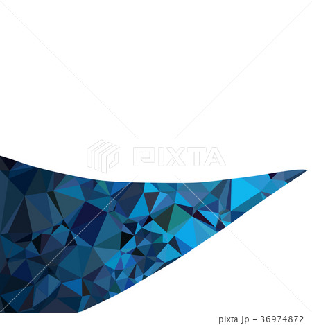 Blue Polygonal Mosaic Background, Creative Design 36974872