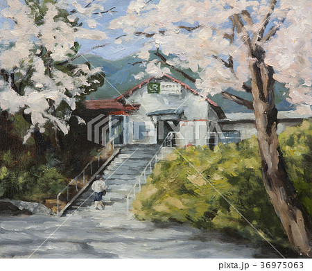 伊豆多賀駅の桜 36975063