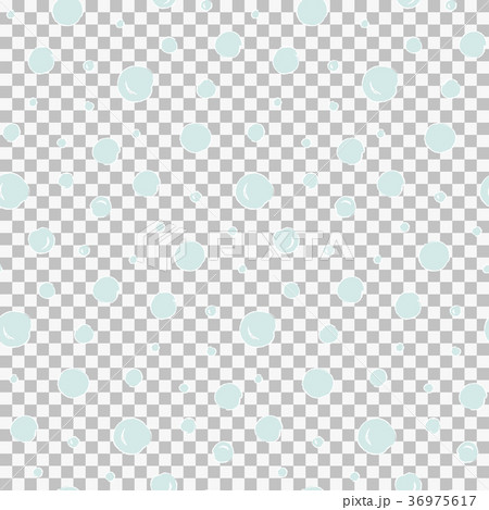 Seamless pattern with hand drawn blue snow circles 36975617