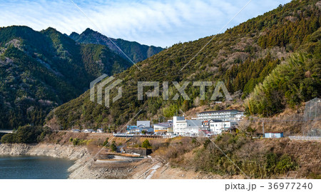 高知県土佐郡大川村の中心地 高知県土佐郡大川村の中心地 36977240