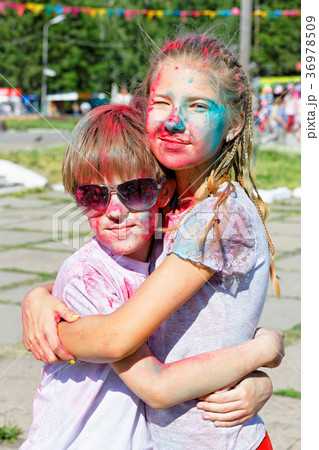 Family holiday in the park 36978509