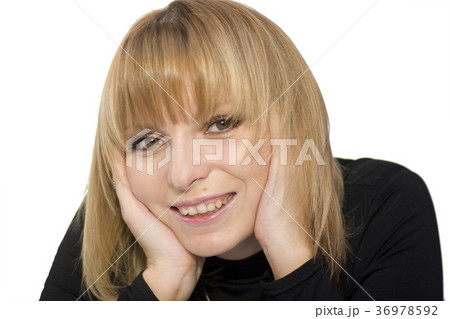 Young happy woman Young happy woman 36978592