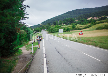 Girl trekker in campaign 36979561