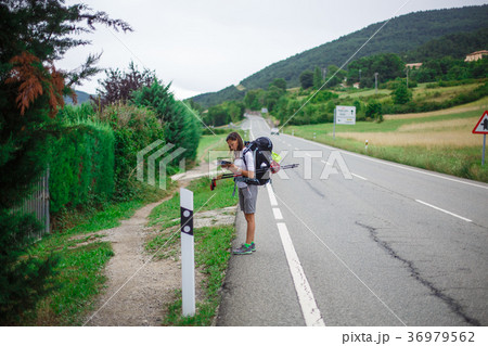 Girl trekker in campaign 36979562