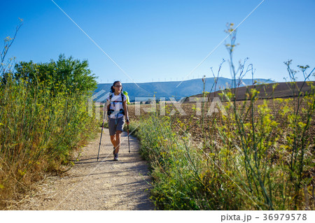 Girl trekker in campaign Girl trekker in campaign 36979578