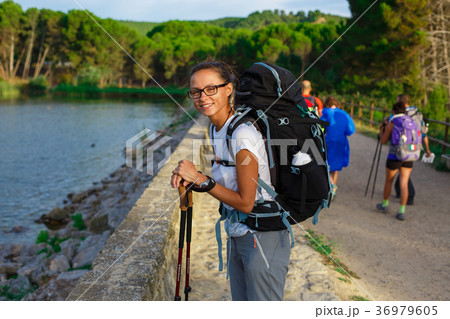 Girl trekker in campaign 36979605