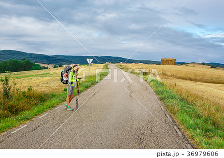 Girl trekker in campaign Girl trekker in campaign 36979606