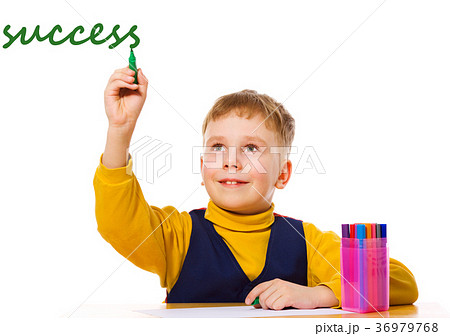 Boy drawing 36979768