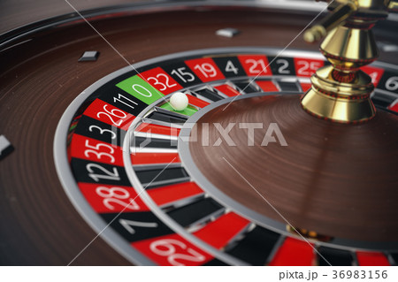 3D Rendering Casino Roulette concept. Gambling 3D Rendering Casino Roulette concept. Gambling 36983156