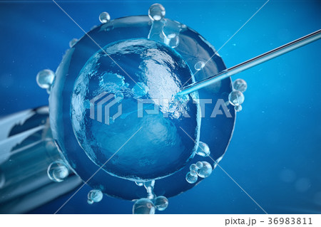3d illustration artificial insemination 36983811
