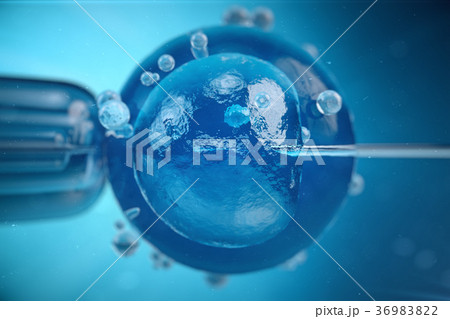 3d illustration artificial insemination 36983822