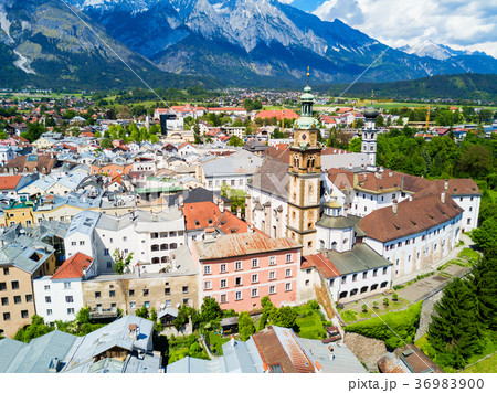 Hall Tirol aerial view 36983900