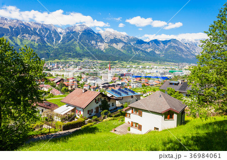 Innsbruck aerial panoramic view 36984061