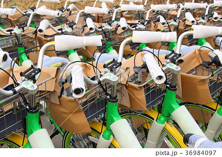 出荷前のシェアバイク 36984097