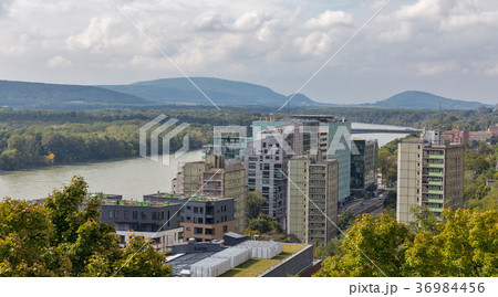 Bratislava cityscape with Danube river, Slovakia. Bratislava cityscape with Danube river, Slovakia. 36984456