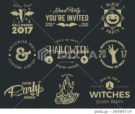Halloween 2017 party label templates with scary Halloween 2017 party label templates with scary 36984714
