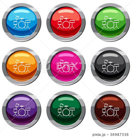 Drum kit set 9 collection Drum kit set 9 collection 36987336