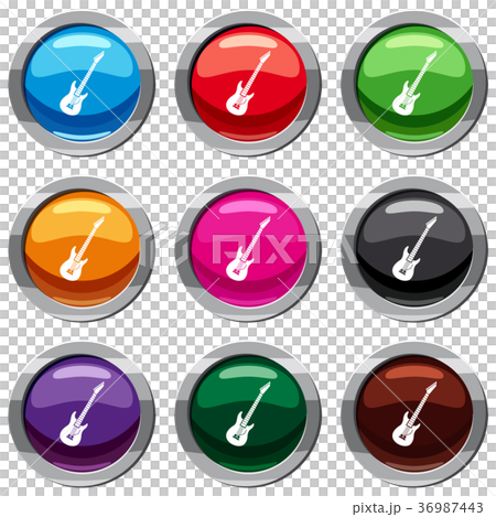 Electric guitar set 9 collection 36987443