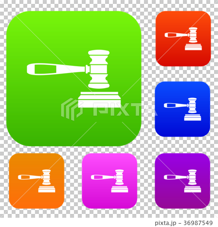 Judge gavel set collection Judge gavel set collection 36987549