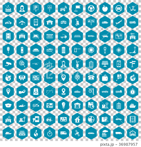 100 navigation icons sapphirine violet 36987957