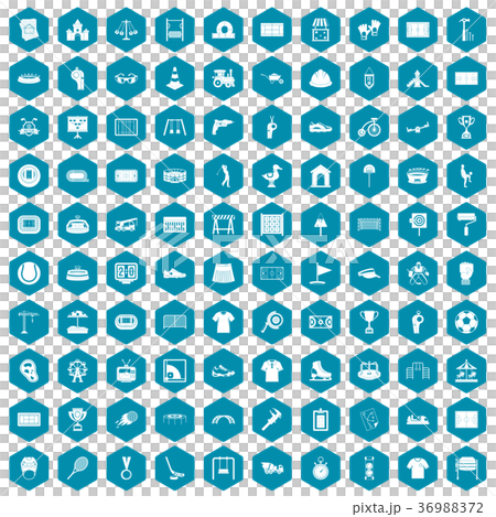 100 playground icons sapphirine violet 36988372