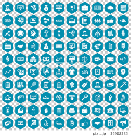 100 partnership icons sapphirine violet 36988383