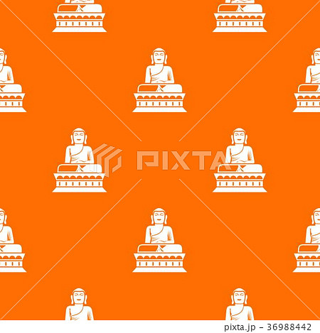 Buddha statue pattern seamless Buddha statue pattern seamless 36988442
