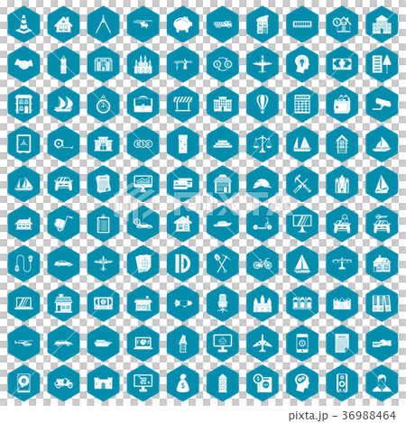 100 private property icons sapphirine violet 36988464