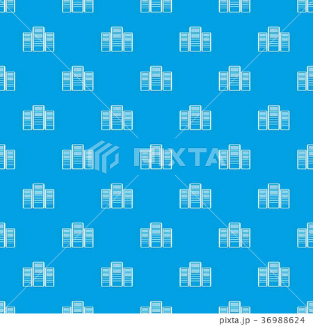 Database servers pattern seamless blue Database servers pattern seamless blue 36988624