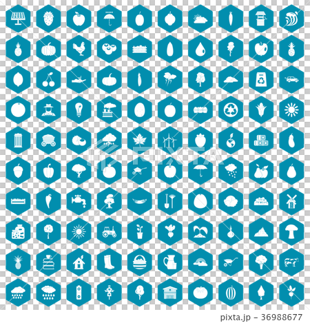 100 productiveness icons sapphirine violet 36988677