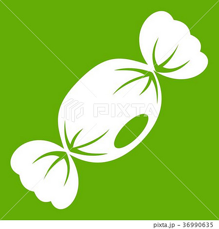 Small candy icon green 36990635