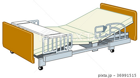 介護用ベッドのイラスト素材