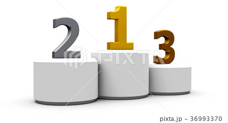 White cylinder podium #3 36993370