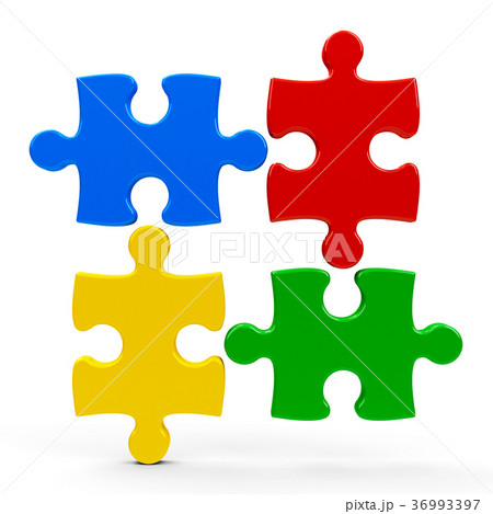 Abstract puzzle icon #4 36993397