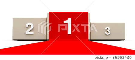 White podium with red carpet #2 36993430